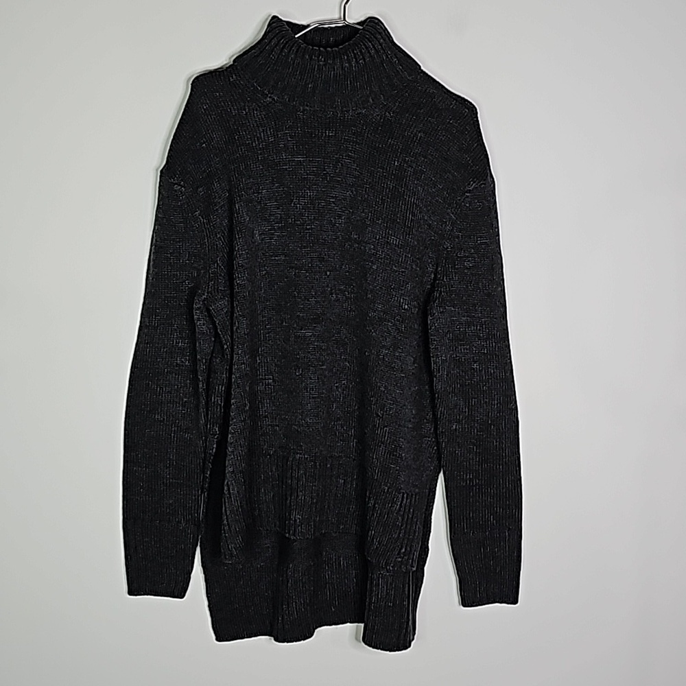 Joe Fresh small charcoal turtleneck sweater - Picture 1 of 7